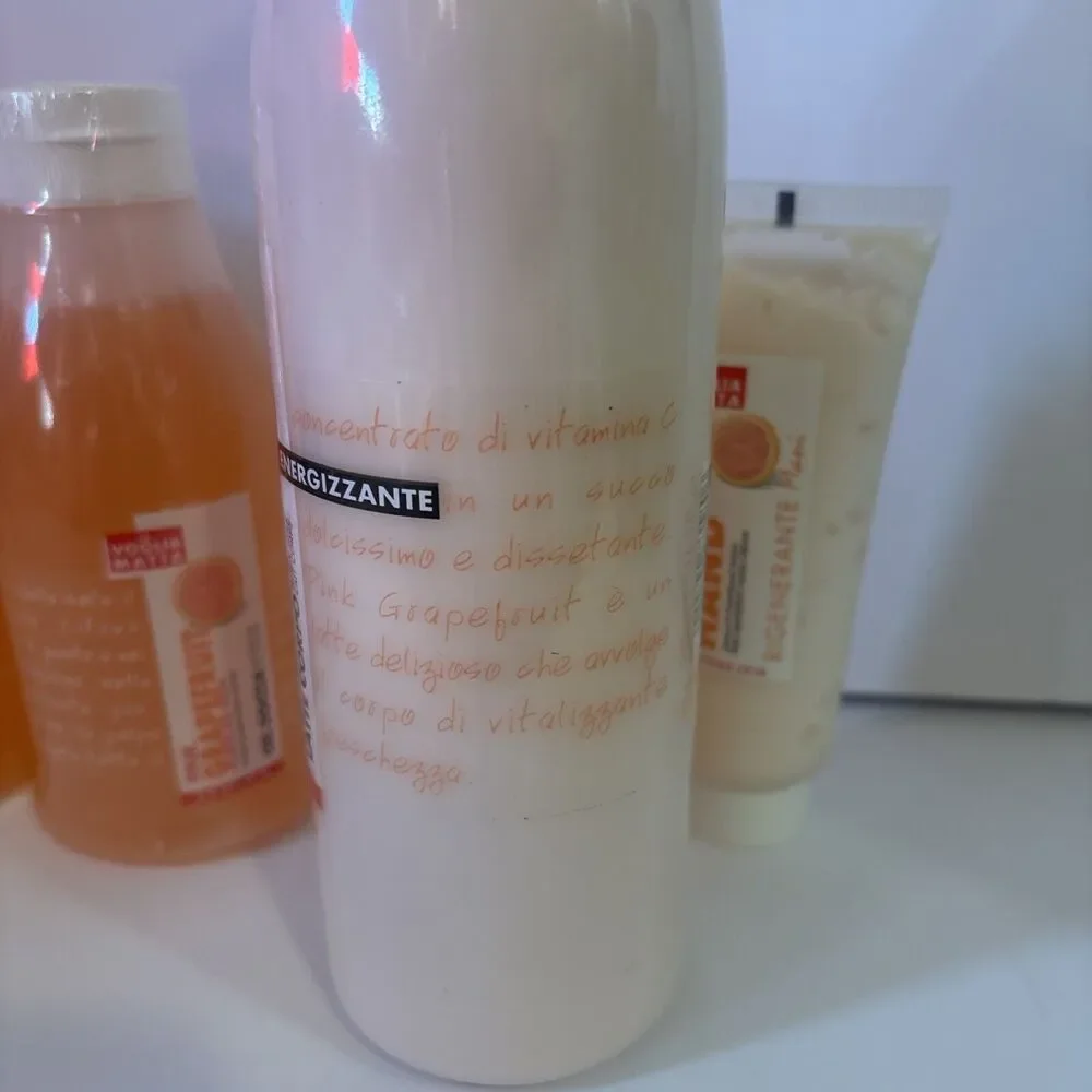 Perlier La Voglia Matta Pink Grapefruit Body Milk, Shower Gel (x2), Hand Cream